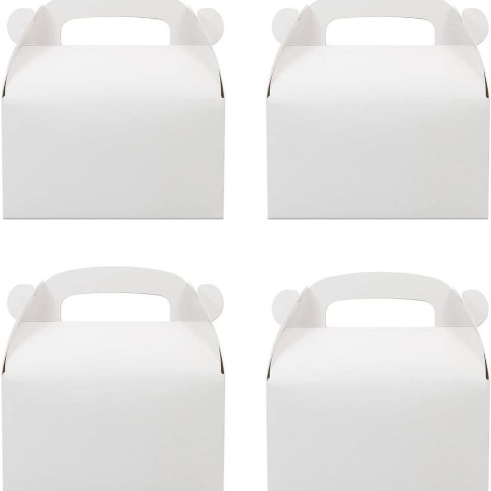 White Party Favor Boxes (29 total)